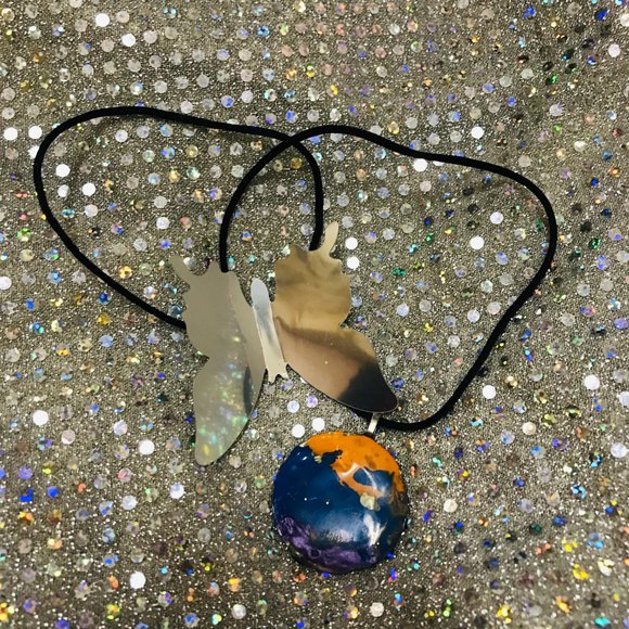 Reversible Unique Rare Vintage Handmade Necklace - Picture 8 of 12